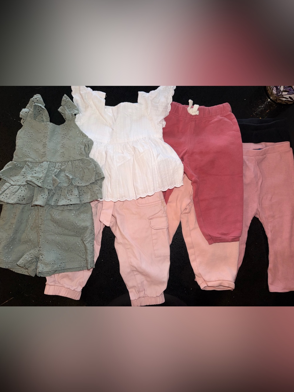 Bundle of baby girl clothes